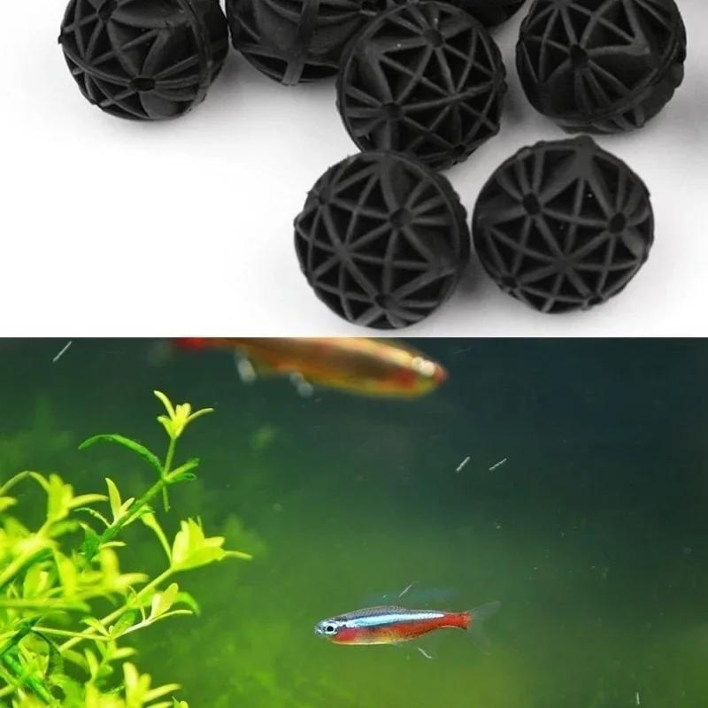 50Pcs 16mm Aquarium Bio Filter - Marine Fish Tank ulasan dan harga